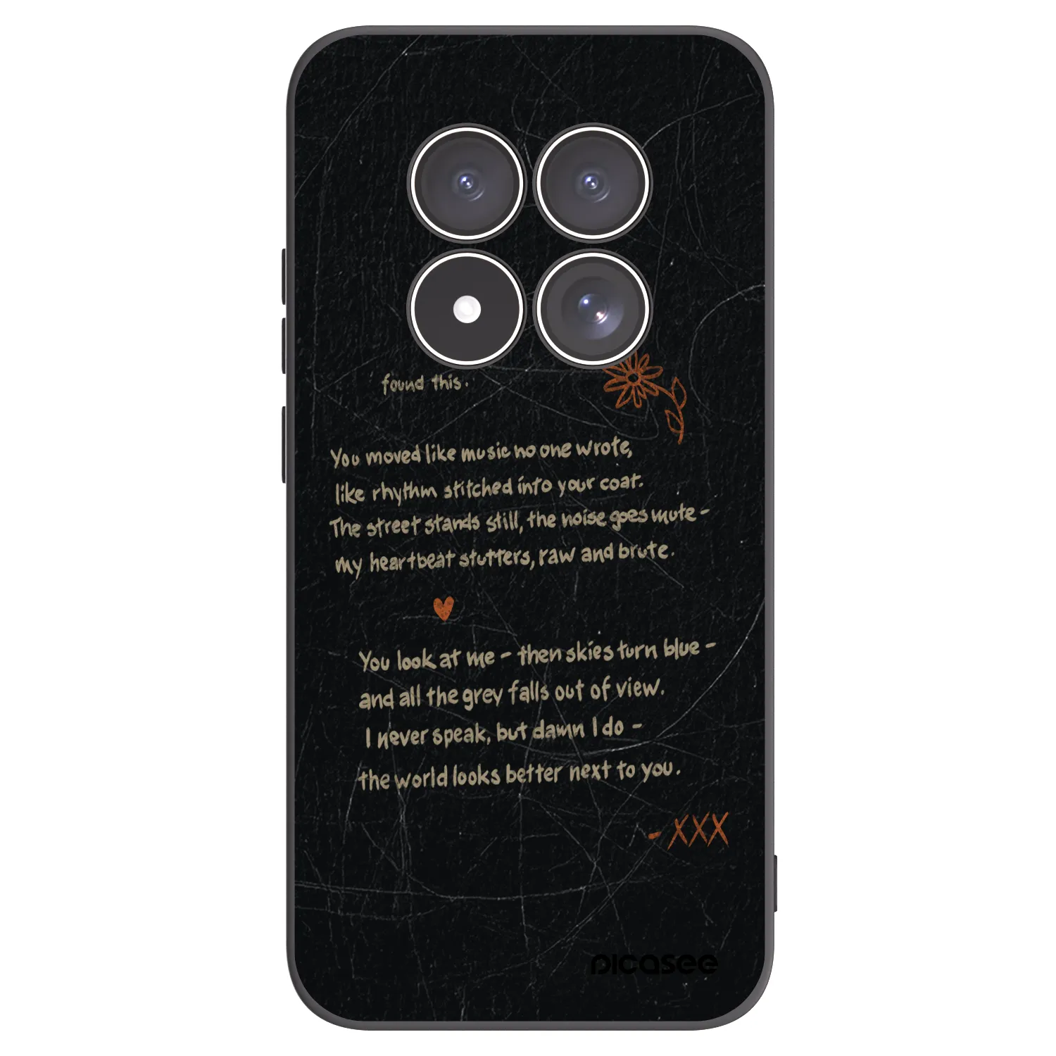 Picasee silikonový černý obal pro Xiaomi Redmi Note 15 Pro 4G - POET