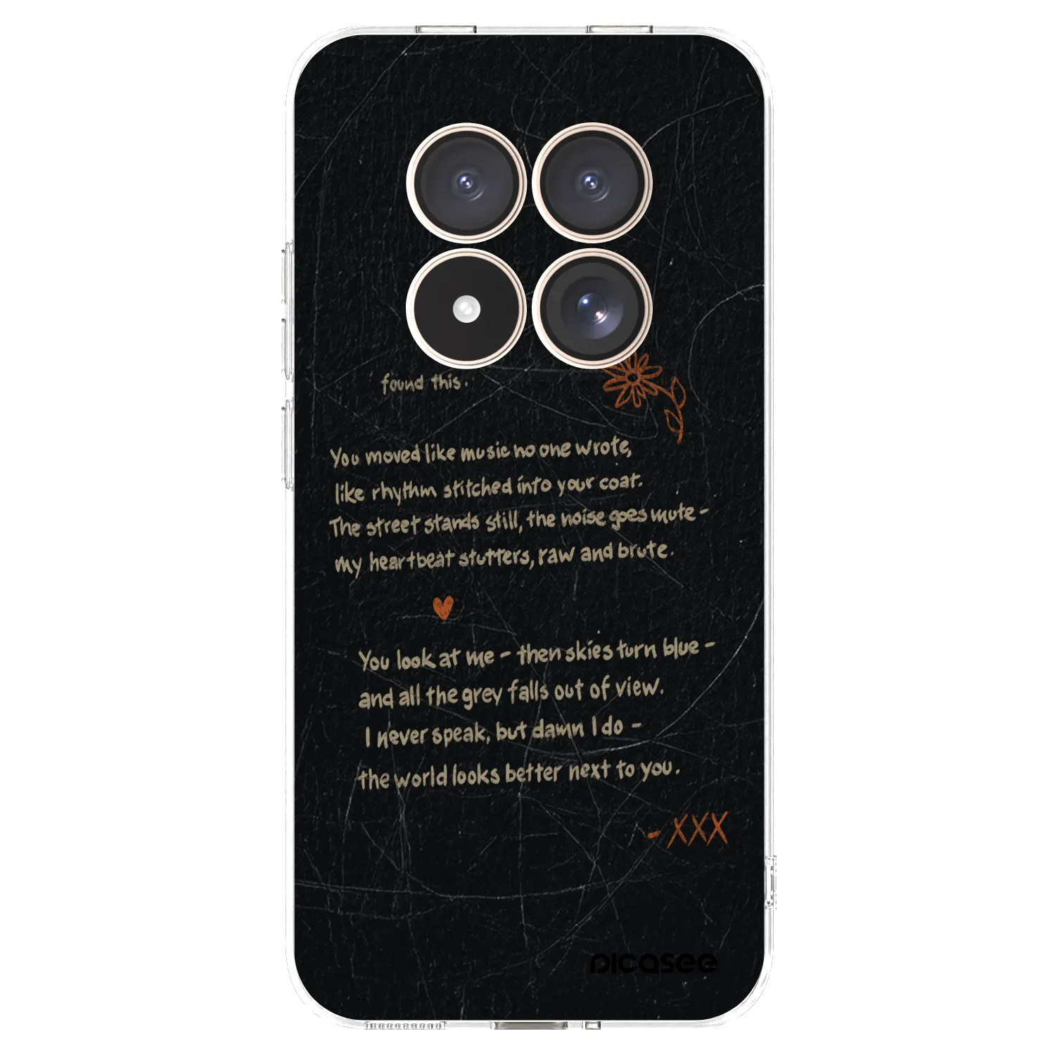 Picasee silikonový průhledný obal pro Xiaomi Redmi Note 15 Pro 4G - POET