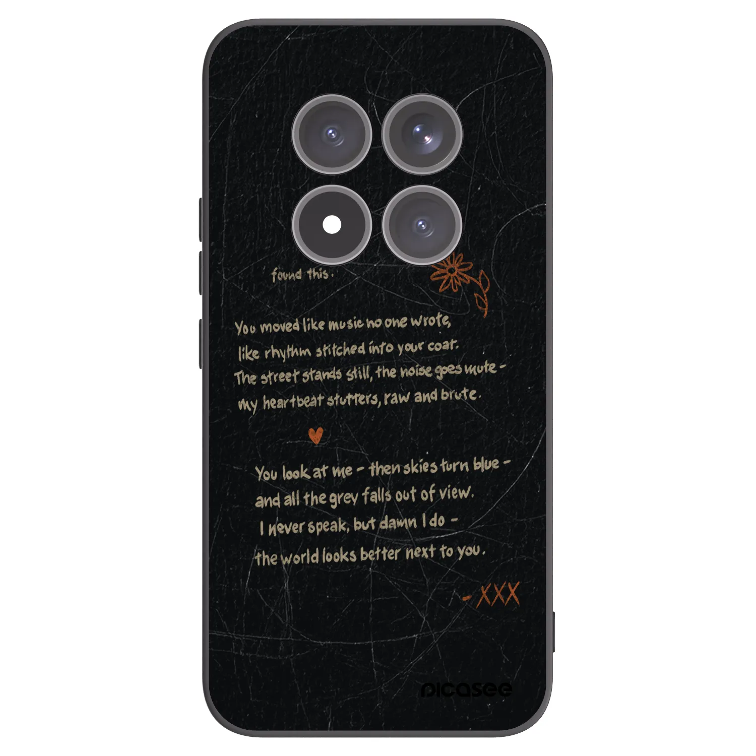 Picasee silikonový černý obal pro Xiaomi Redmi Note 15 Pro+ - POET