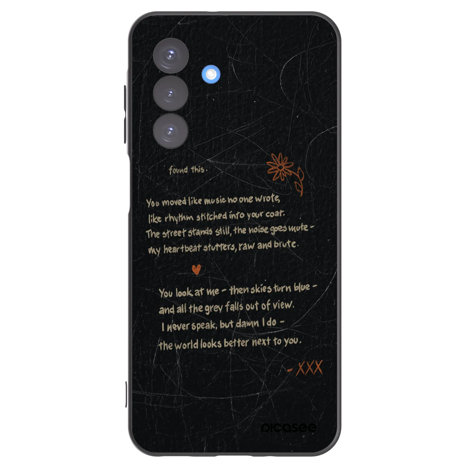 Picasee silikonový černý obal pro Samsung Galaxy A17 5G - POET