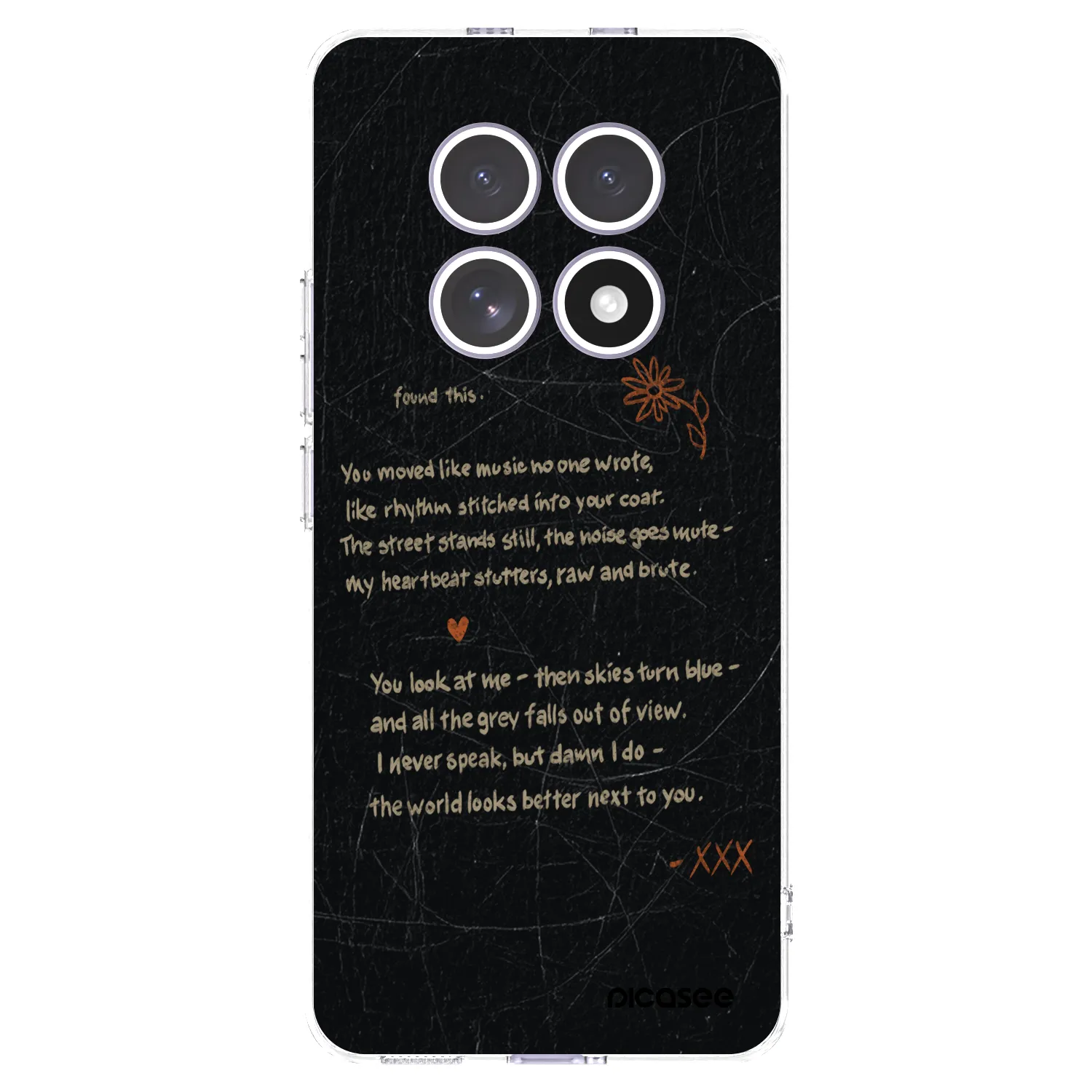 Picasee silikonový průhledný obal pro Xiaomi Redmi Note 15 - POET