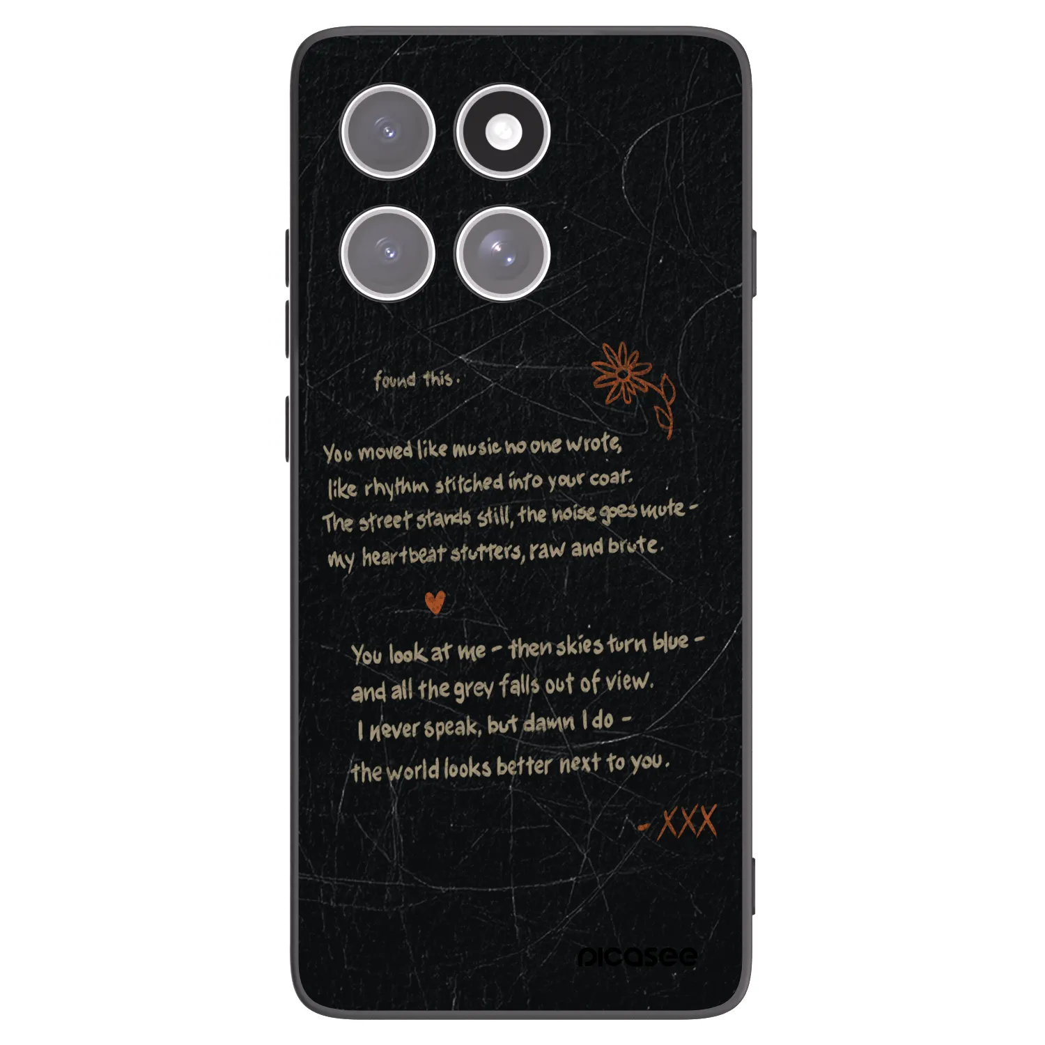 Picasee silikonový černý obal pro Motorola Edge 60 Fusion - POET