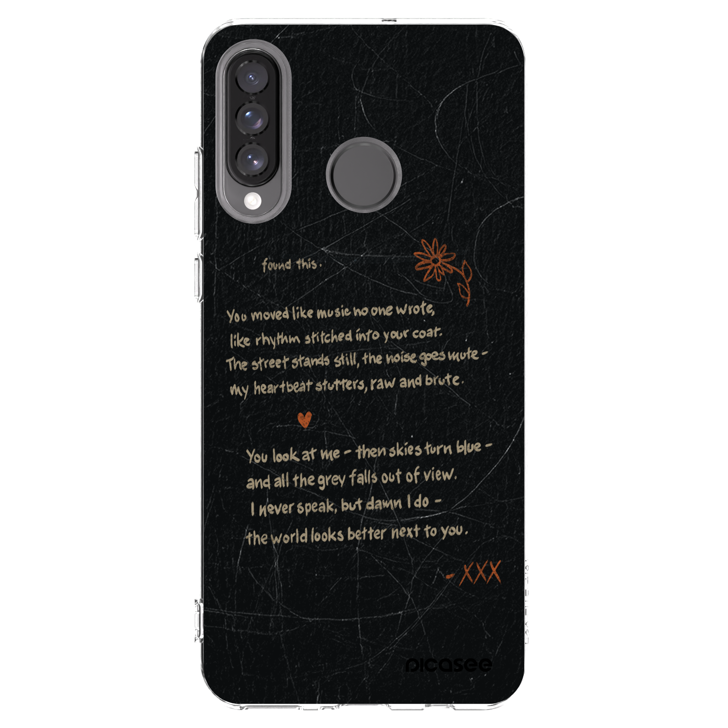 Picasee silikonový průhledný obal pro Huawei P30 Lite - POET