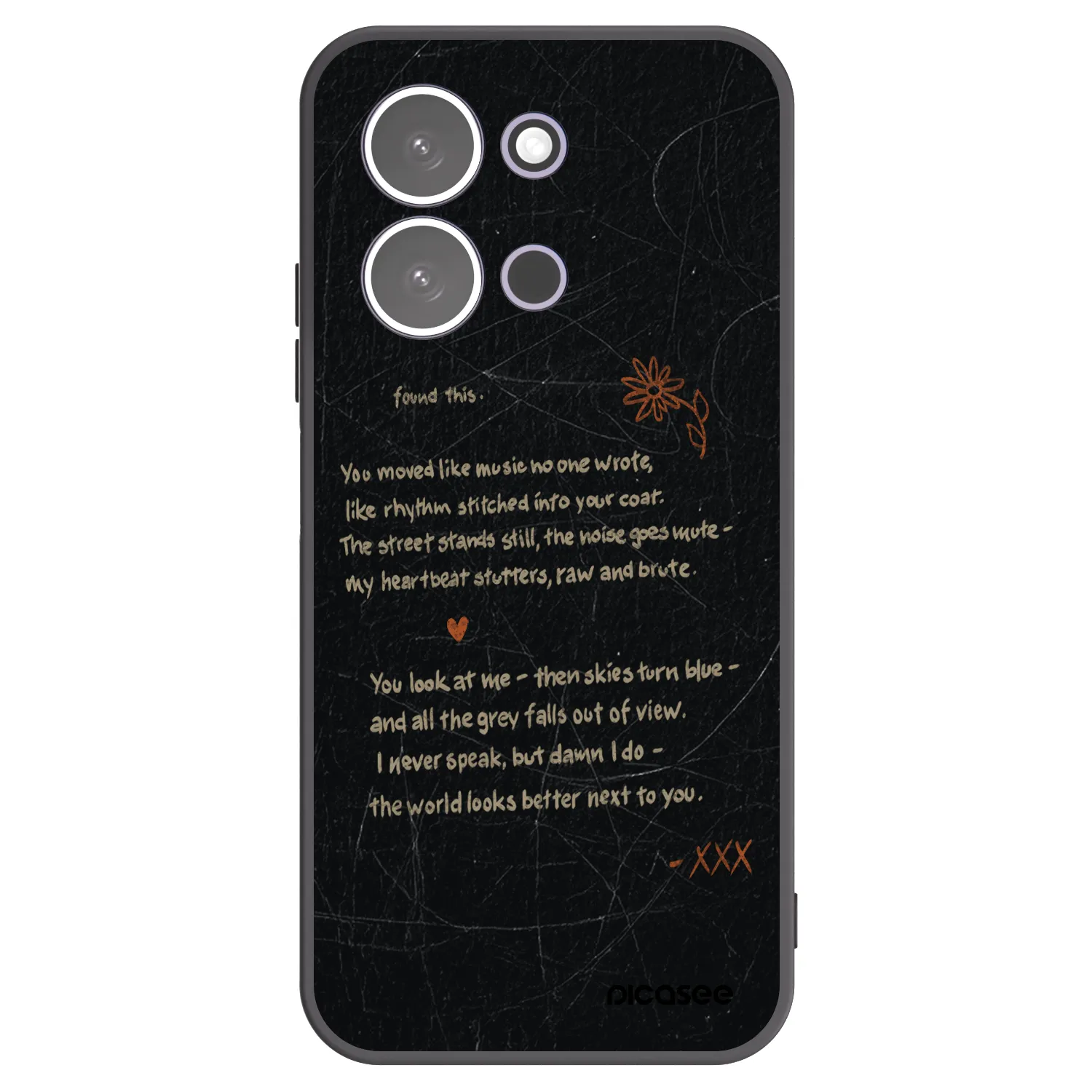 Picasee silikonový černý obal pro Xiaomi Redmi 15C 5G - POET