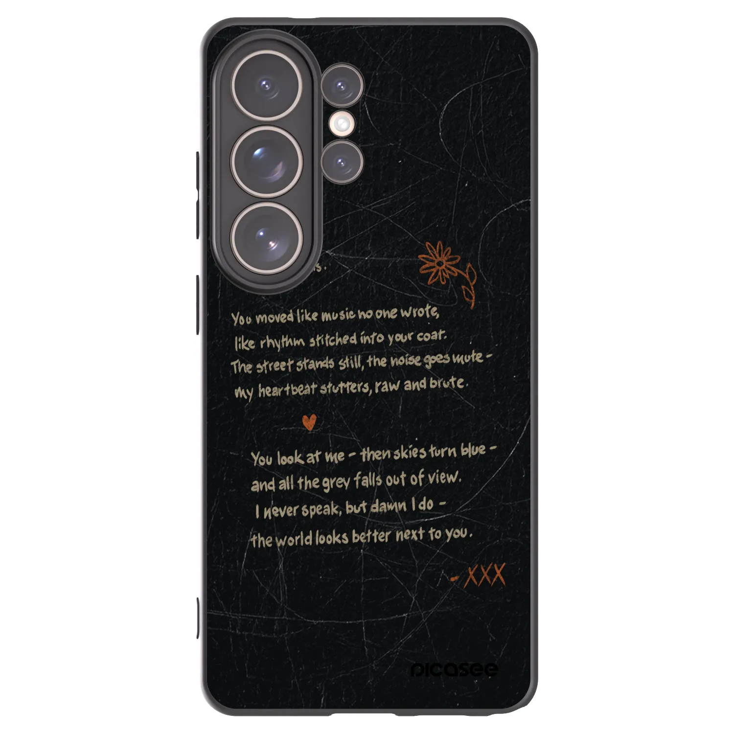 Picasee silikonový černý obal pro Samsung Galaxy S26 Ultra - POET