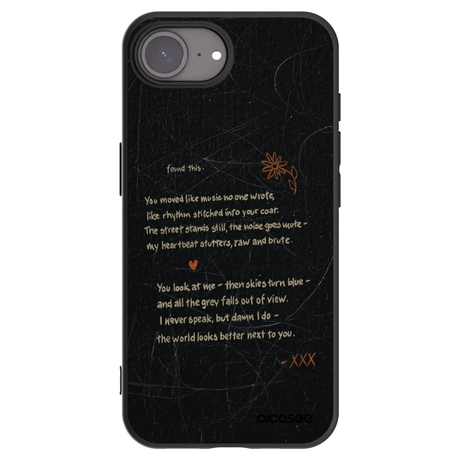 Picasee silikonový černý obal pro Apple iPhone 17e - POET