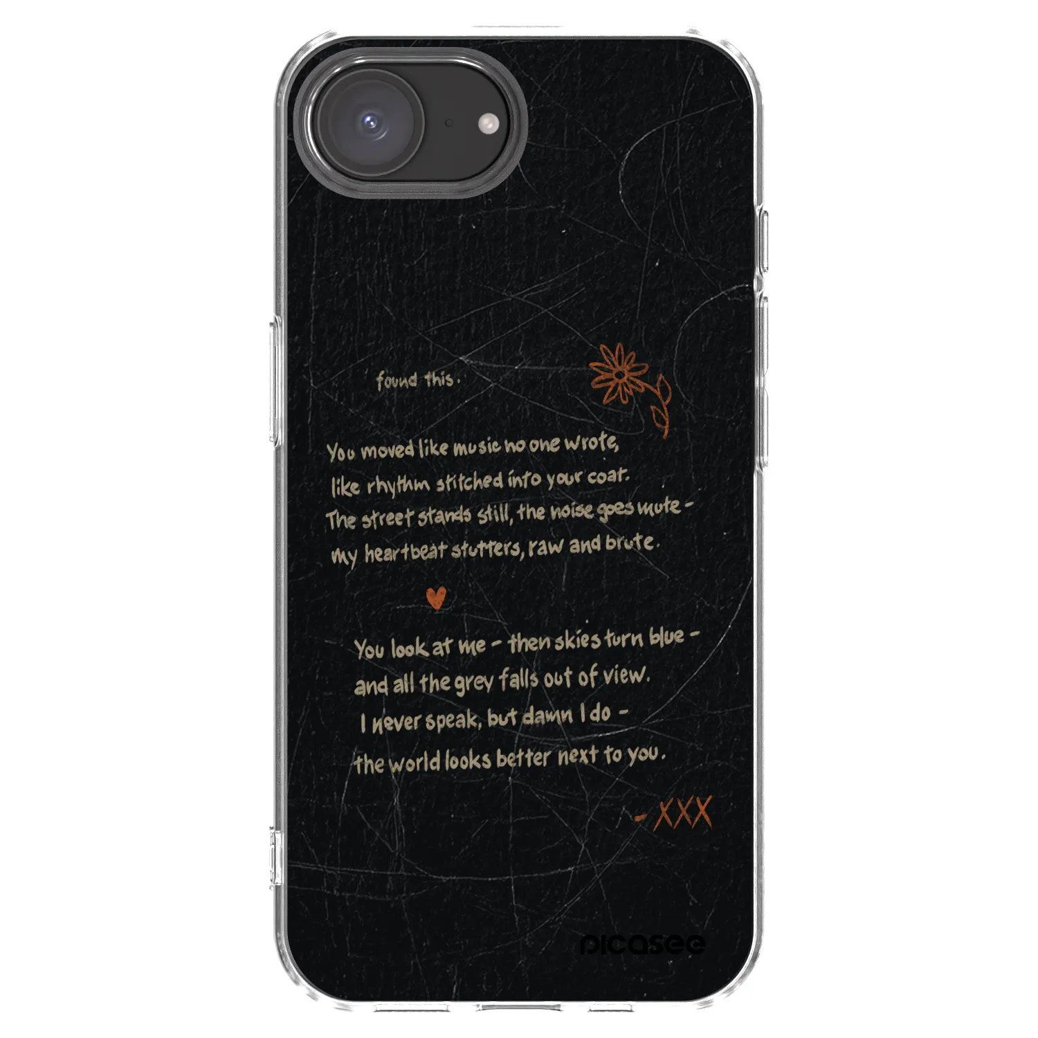 Picasee silikonový průhledný obal pro Apple iPhone 17e - POET