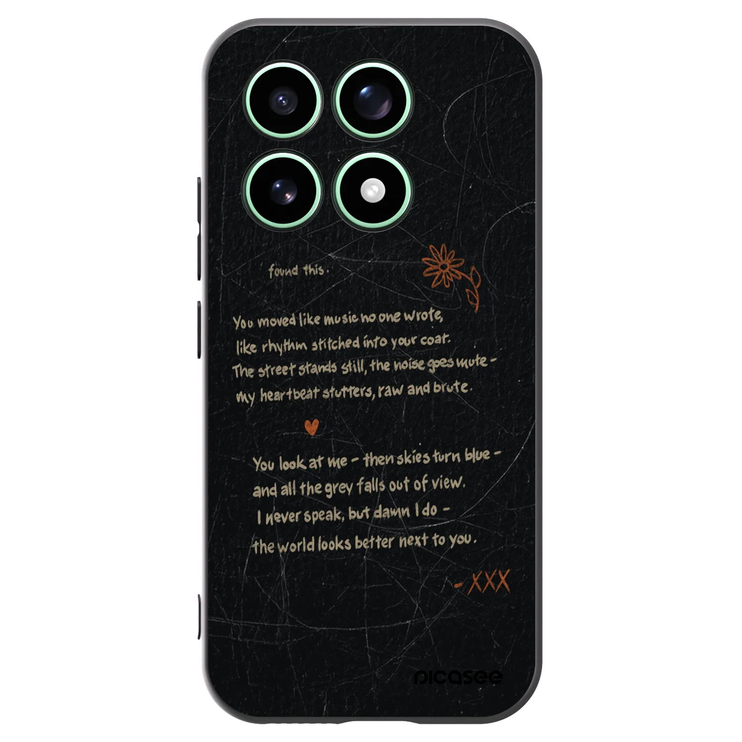 Picasee silikonový černý obal pro Xiaomi 17 - POET