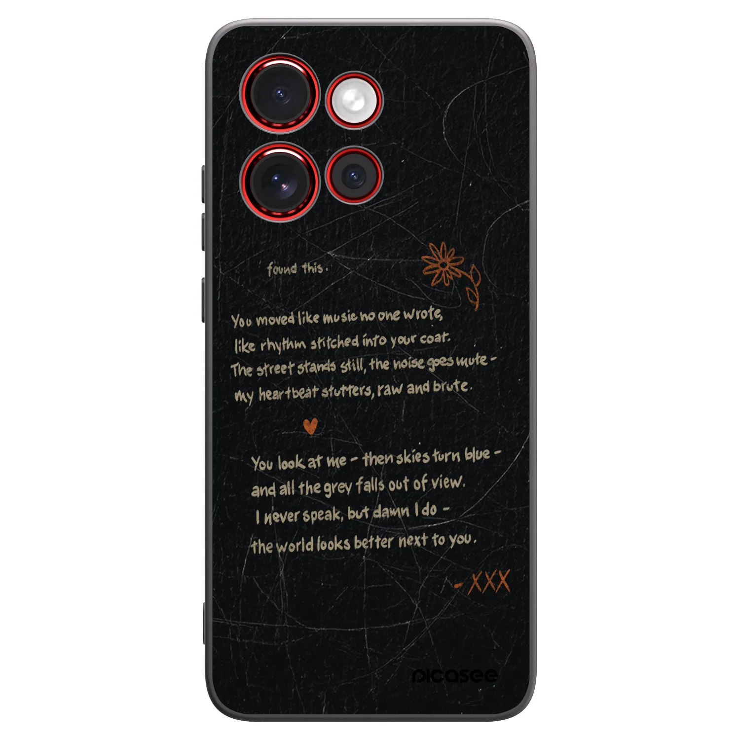 Picasee silikonový černý obal pro Motorola Edge 60 Neo 5G - POET