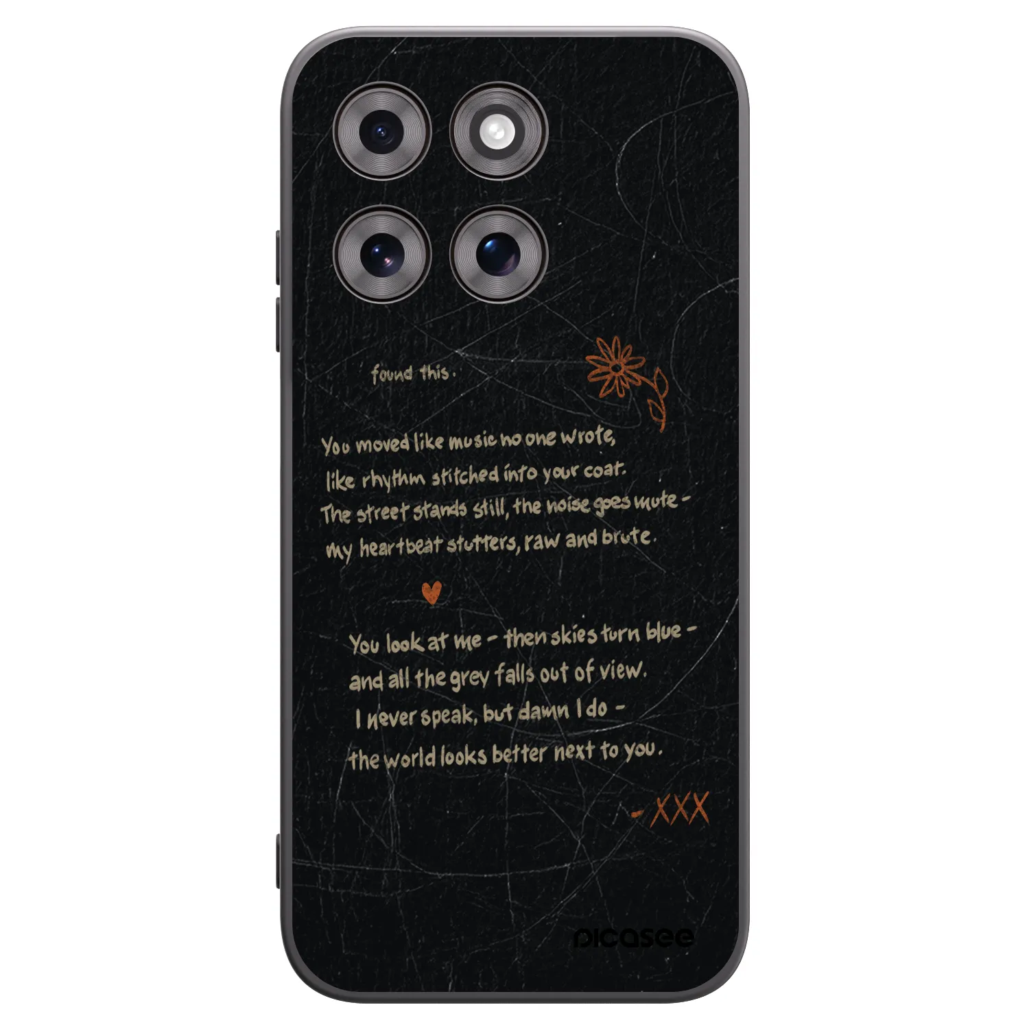Picasee silikonový černý obal pro Motorola Moto G77 - POET