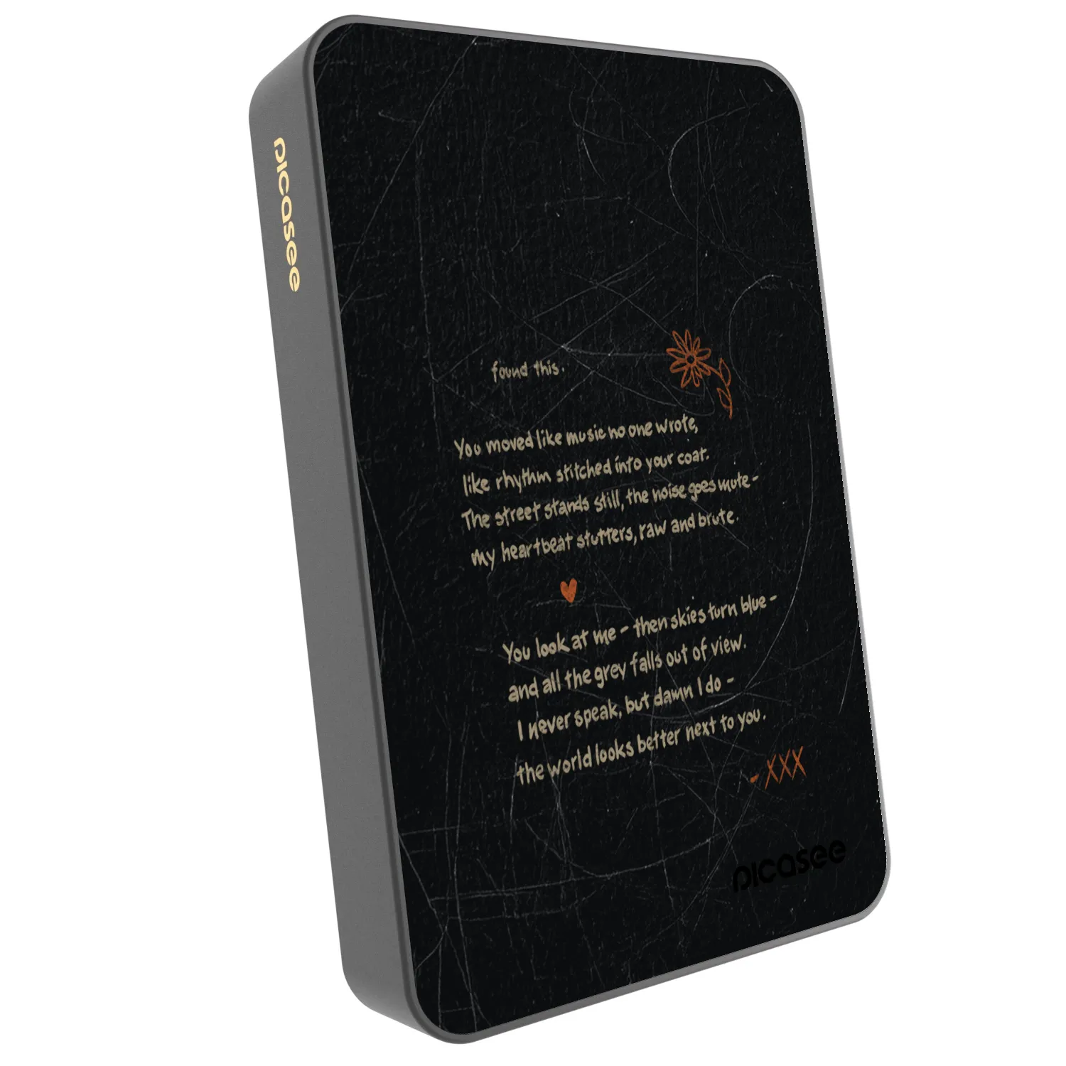 Picasee Powerbanka s MagSafe 10 000 mAh Šedá - POET