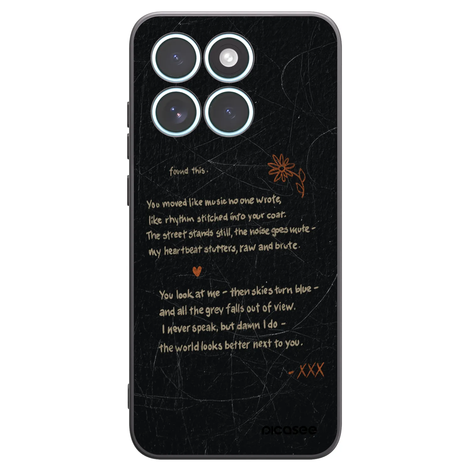 Picasee silikonový černý obal pro Motorola Edge 70 Fusion - POET