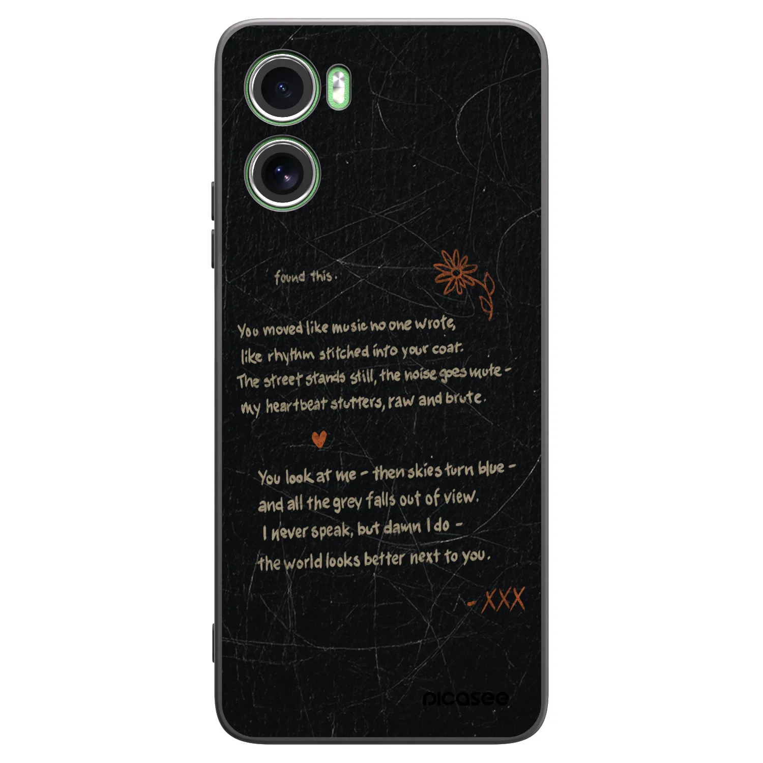 Picasee silikonový černý obal pro Motorola Moto G06 - POET