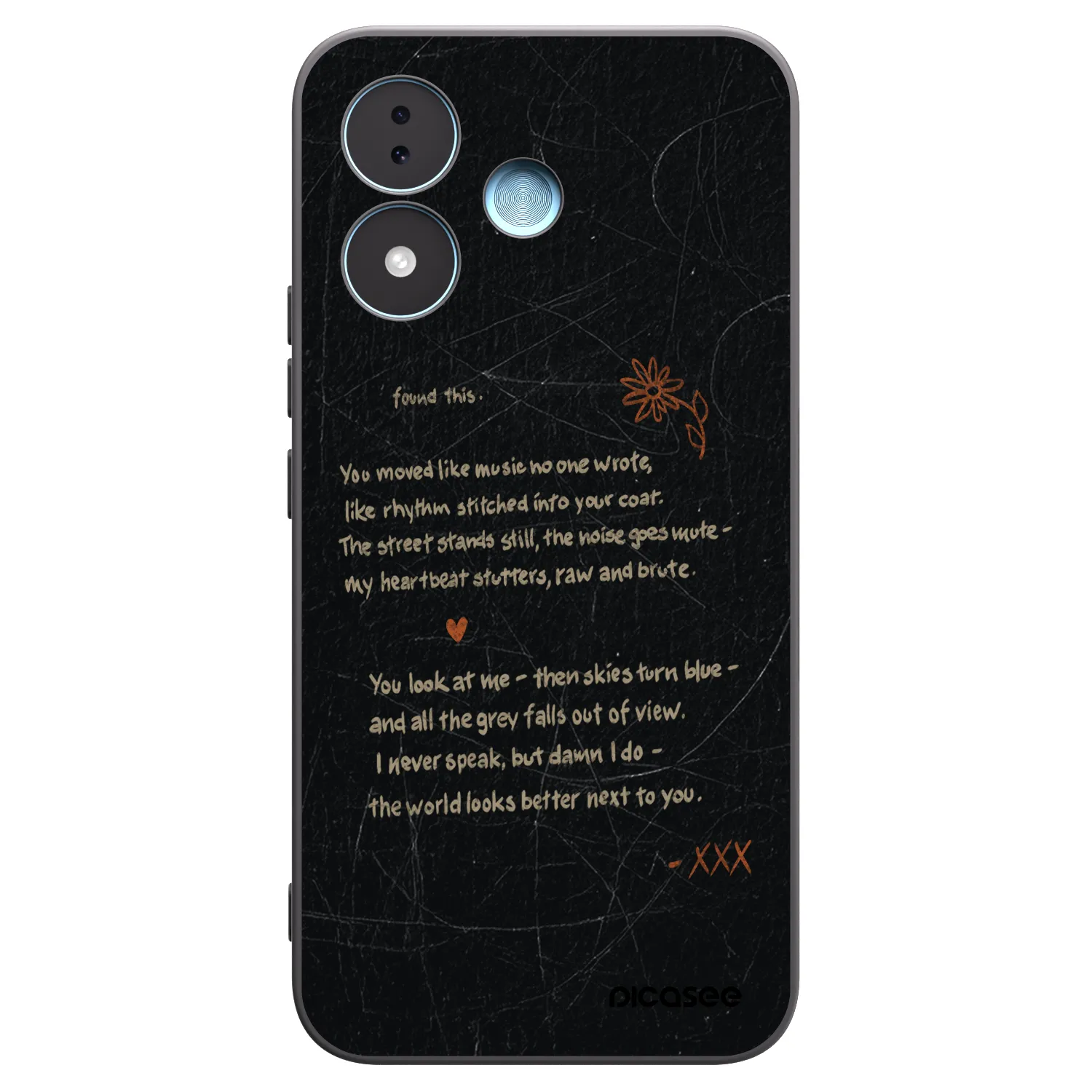 Picasee silikonový černý obal pro Xiaomi Redmi Note 17 5G - POET
