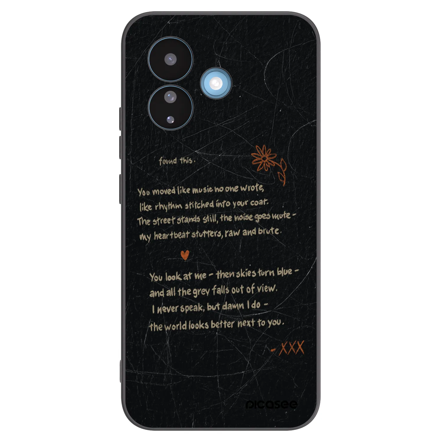 Picasee silikonový černý obal pro Xiaomi Redmi Note 17 Pro 5G - POET