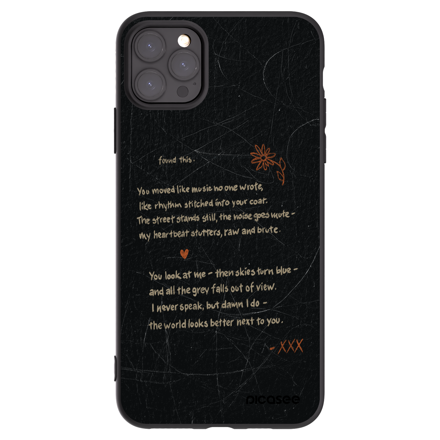 Picasee silikonový černý obal pro Apple iPhone 11 Pro Max - POET