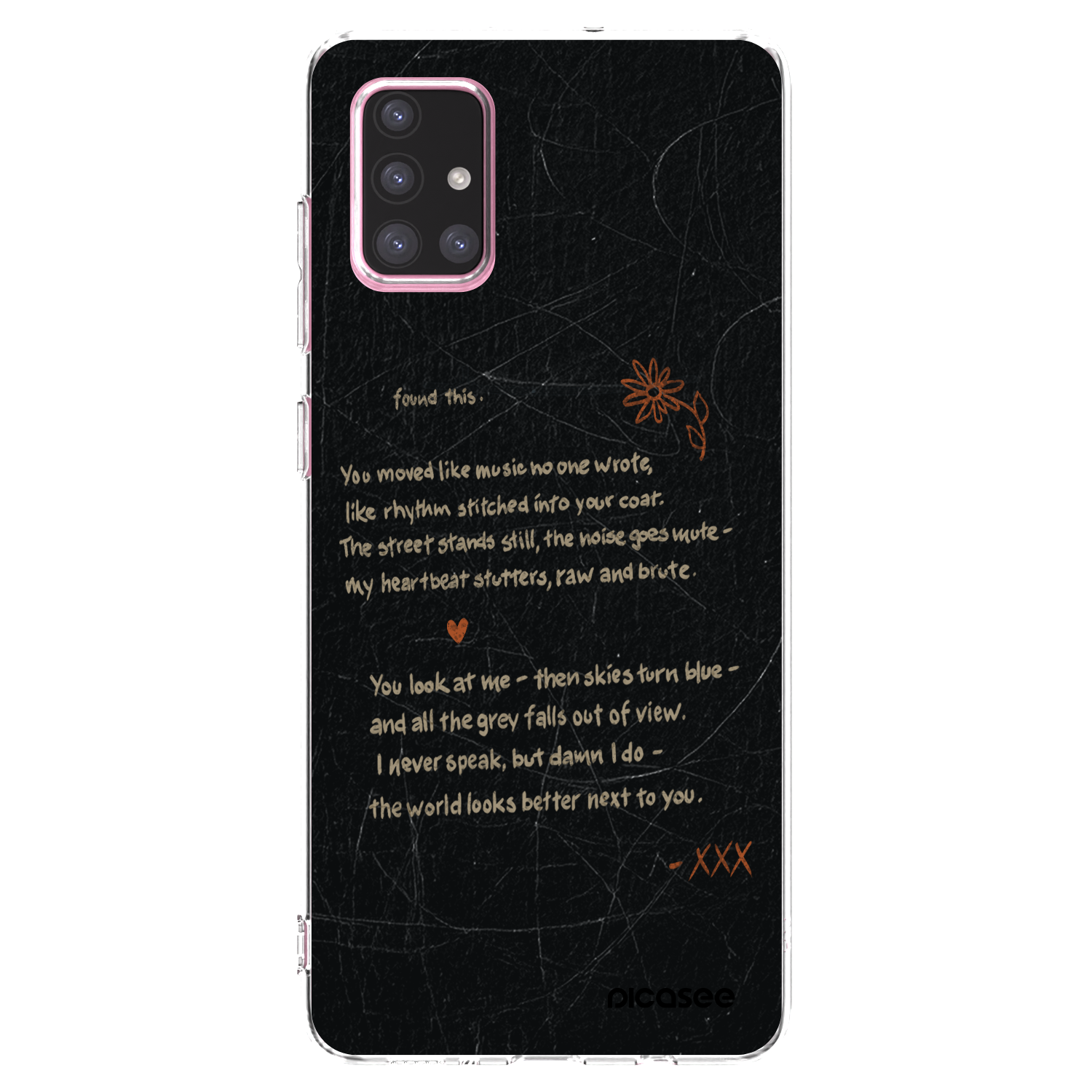 Picasee silikonový průhledný obal pro Samsung Galaxy A71 A715F - POET