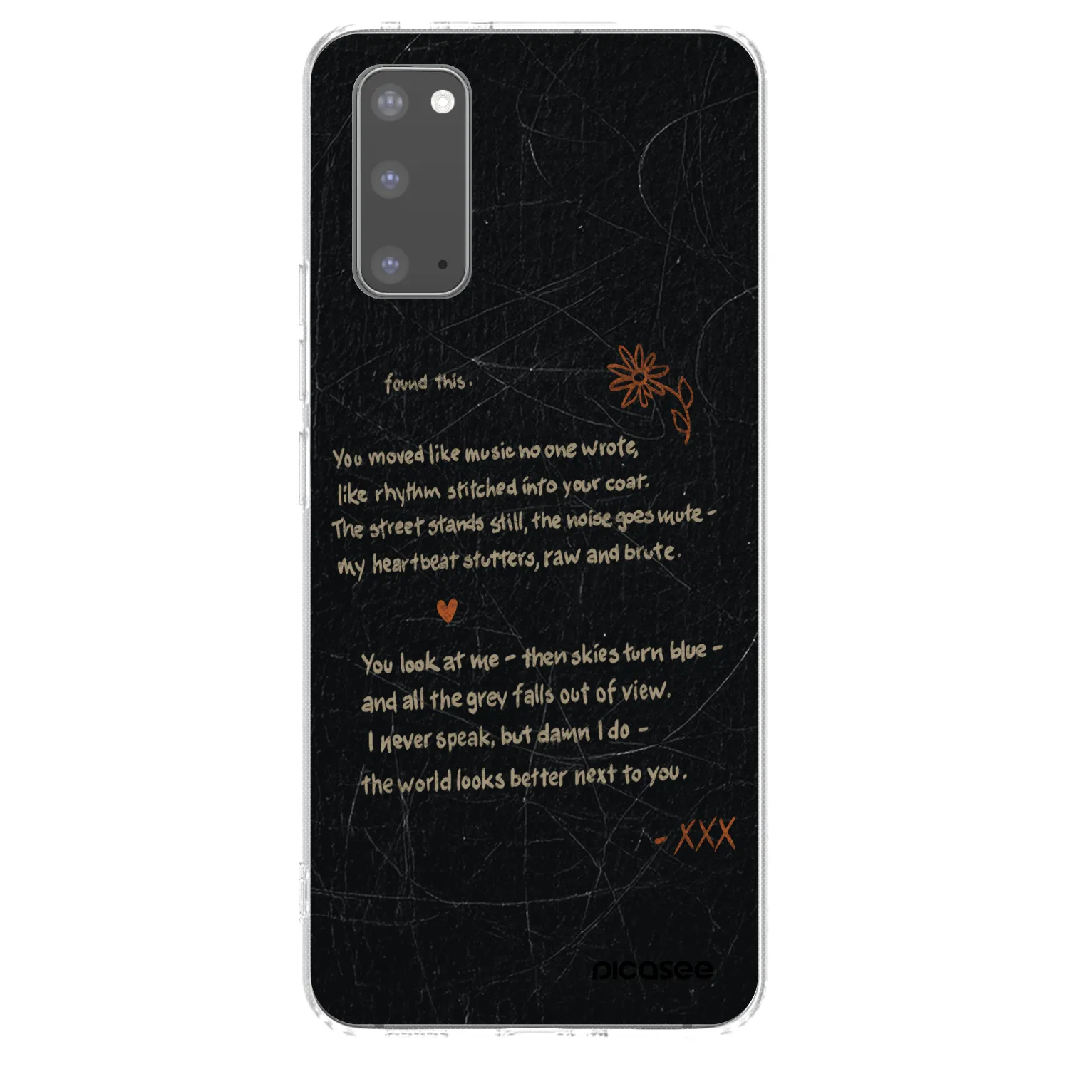 Picasee silikonový průhledný obal pro Samsung Galaxy S20 G980F - POET