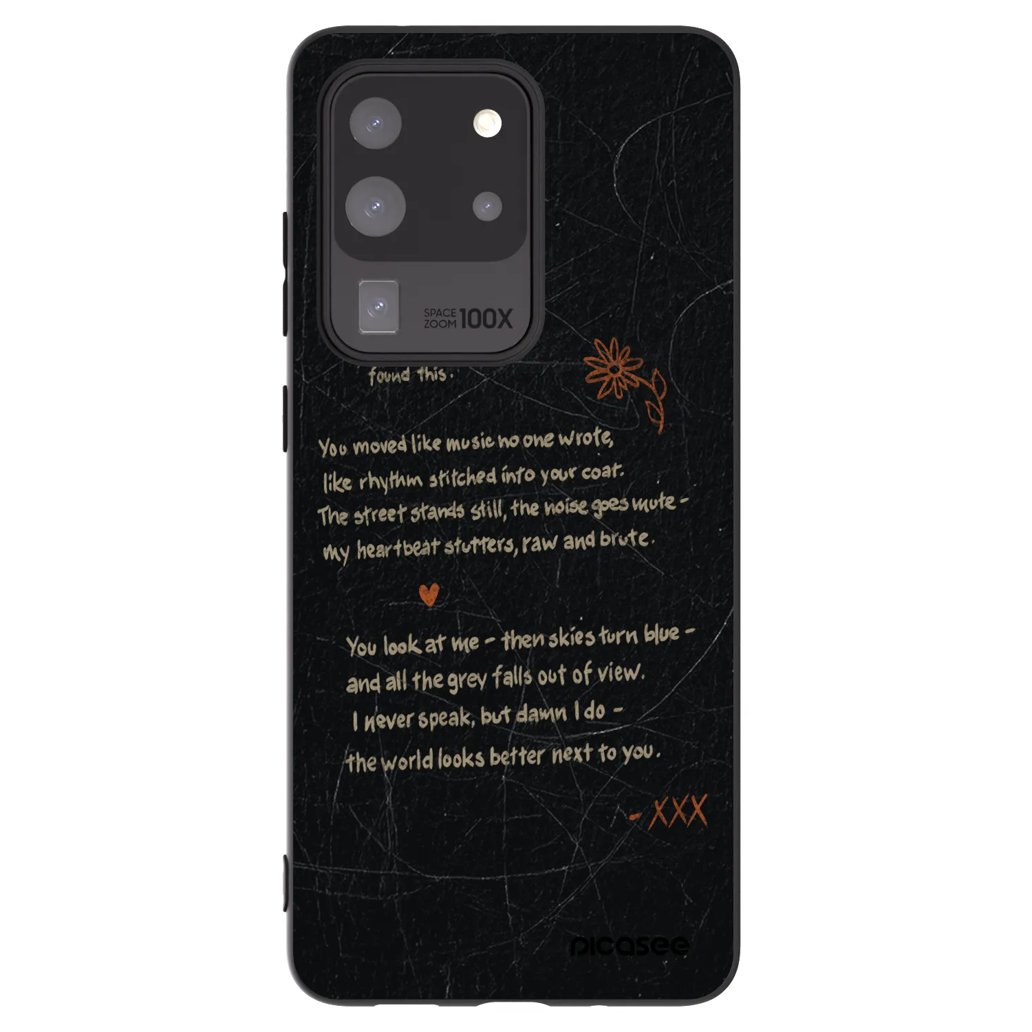 Picasee silikonový černý obal pro Samsung Galaxy S20 Ultra 5G G988F - POET