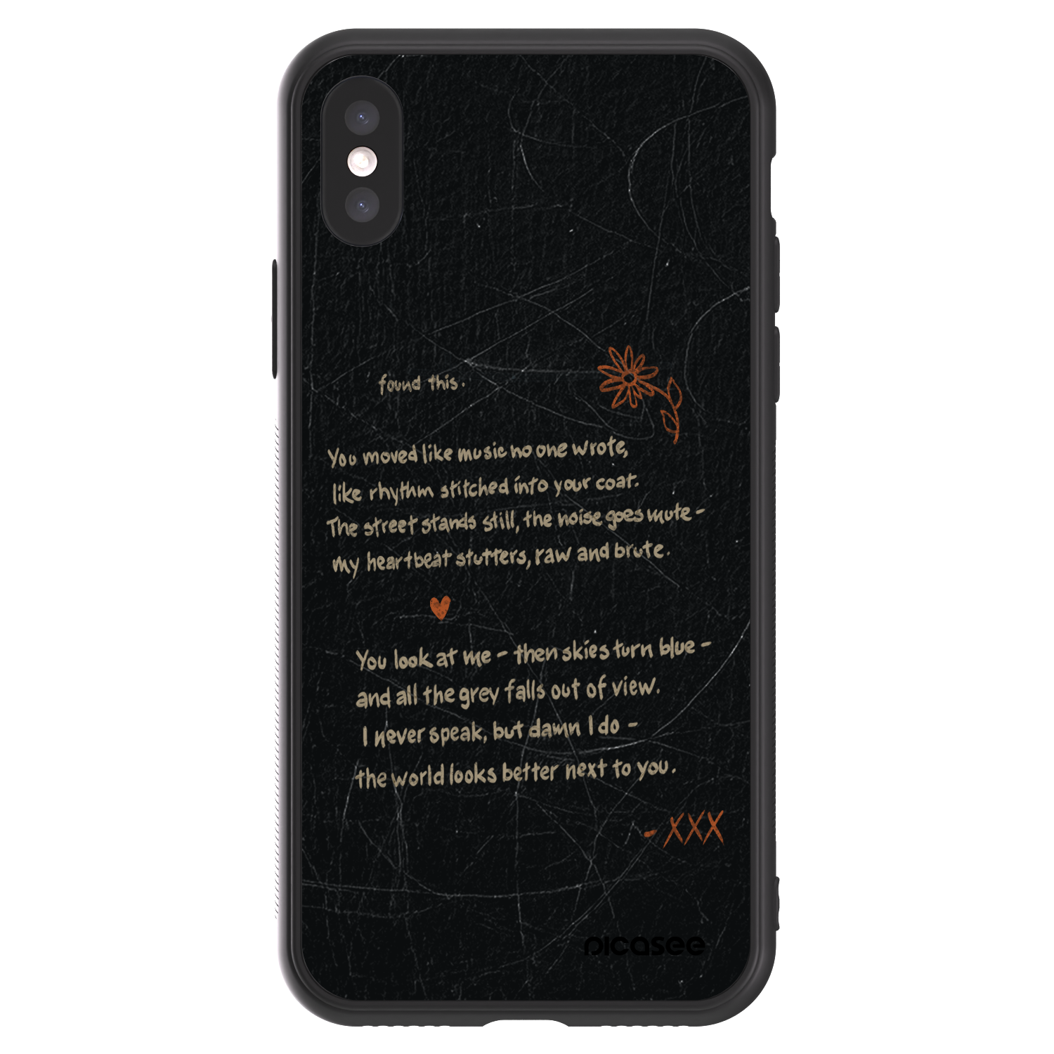 Picasee ULTIMATE CASE pro Apple iPhone X/XS - POET