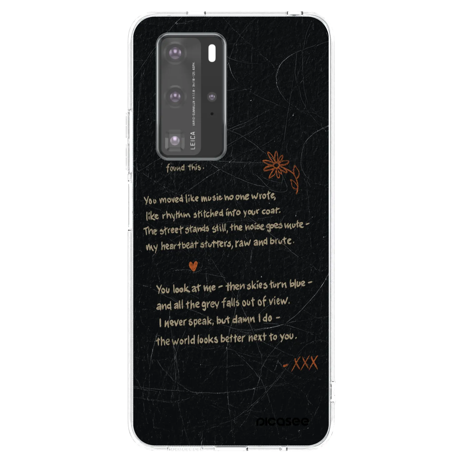 Picasee silikonový průhledný obal pro Huawei P40 Pro - POET