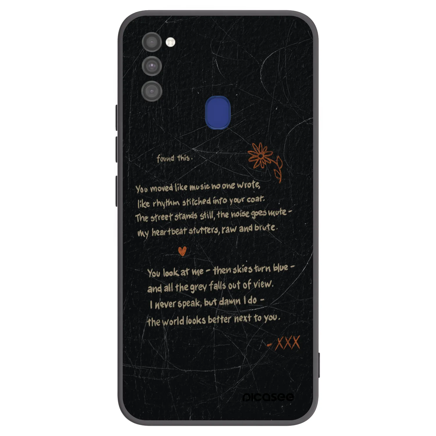 Picasee silikonový černý obal pro Samsung Galaxy M21 M215F - POET