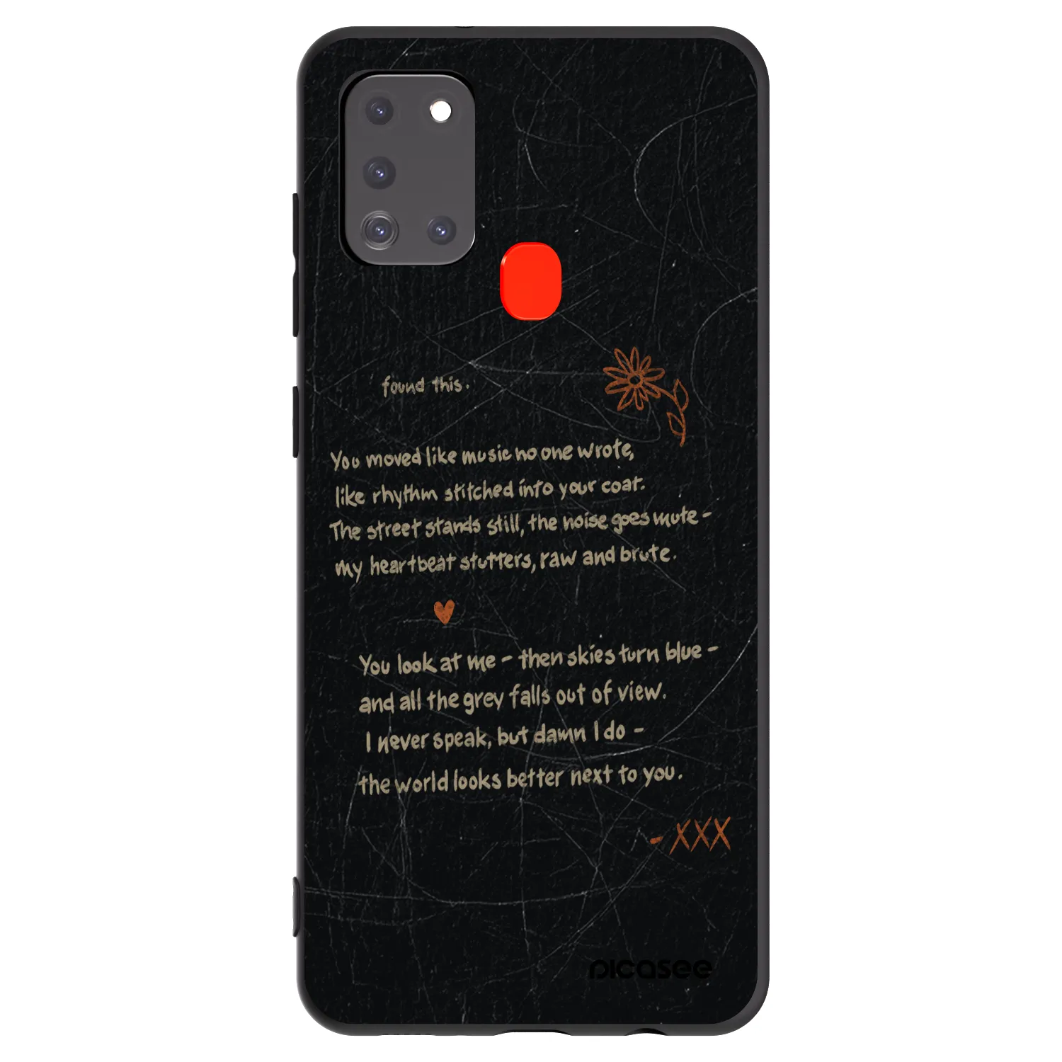 Picasee silikonový černý obal pro Samsung Galaxy A21s - POET