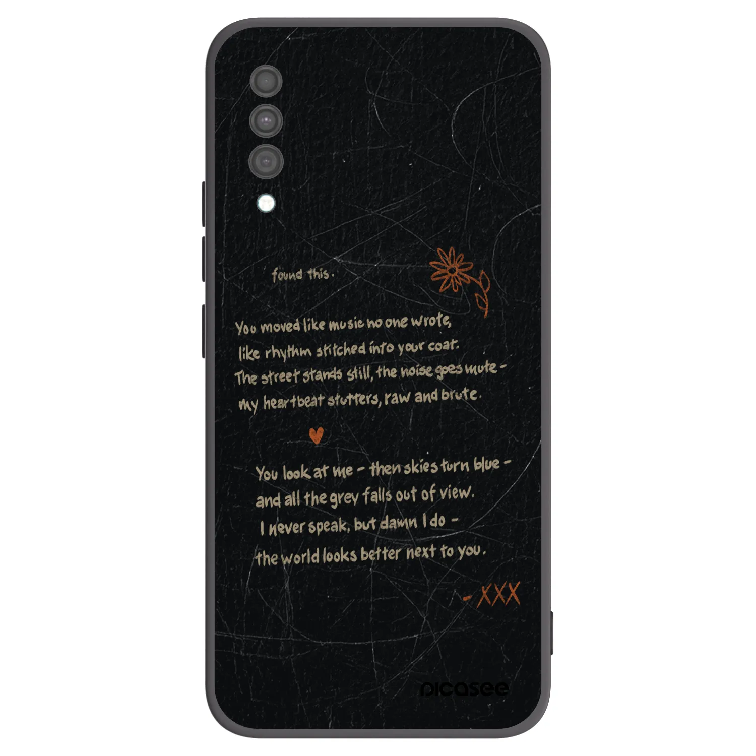 Picasee silikonový černý obal pro Samsung Galaxy A30s A307F - POET