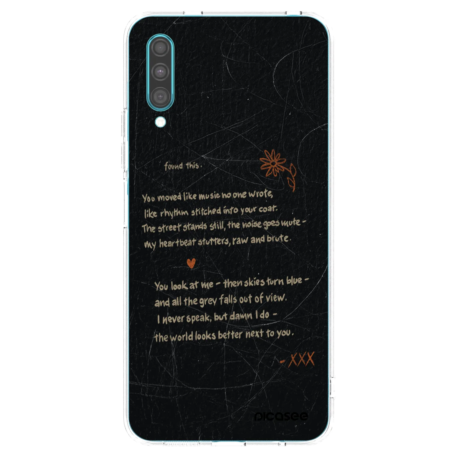Picasee silikonový průhledný obal pro Samsung Galaxy A30s A307F - POET