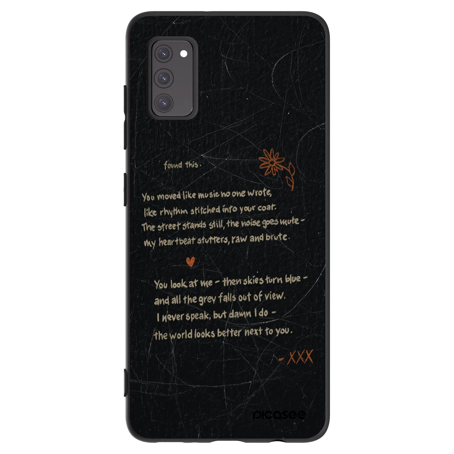 Picasee silikonový černý obal pro Samsung Galaxy A41 A415F - POET