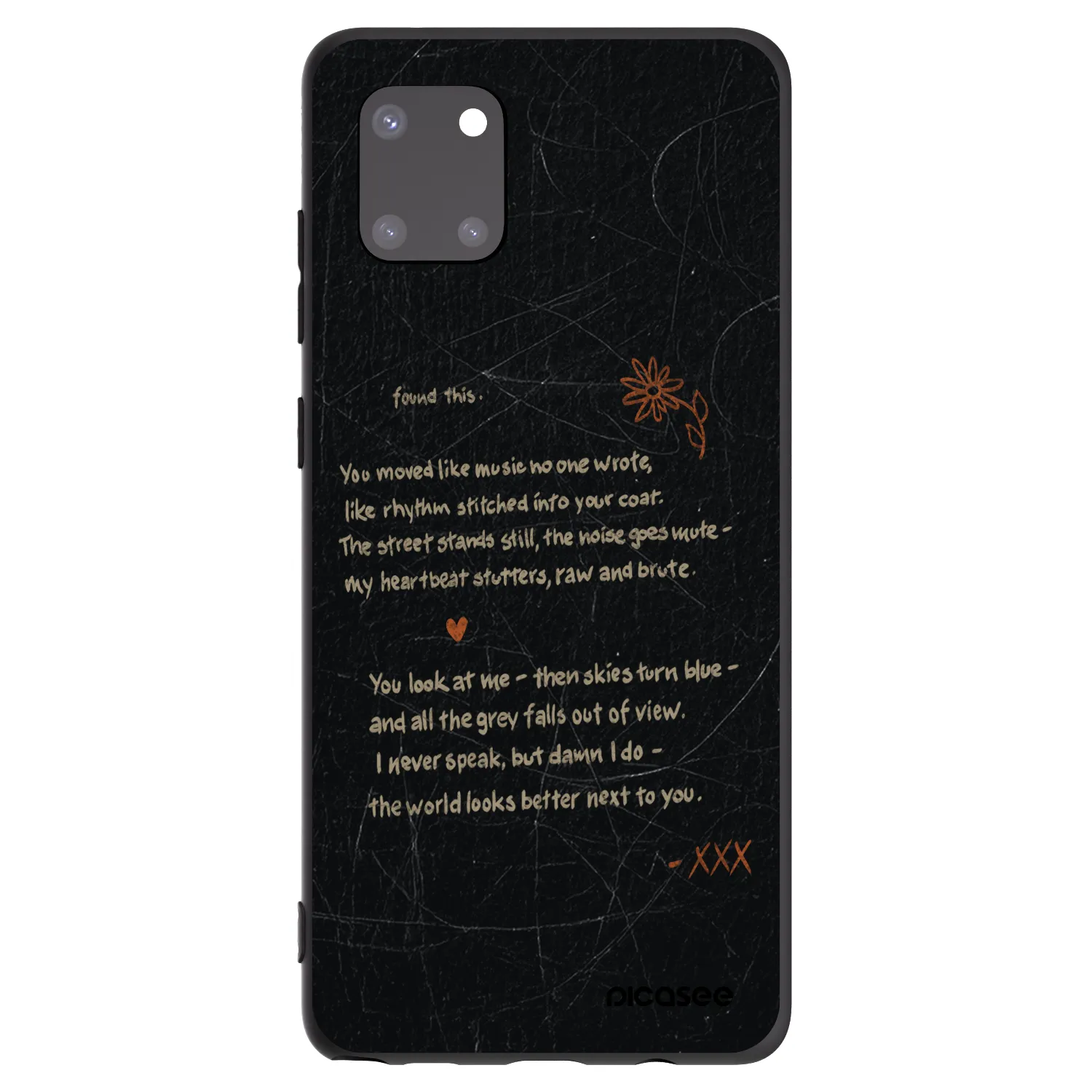 Picasee silikonový černý obal pro Samsung Galaxy Note 10 Lite N770F - POET