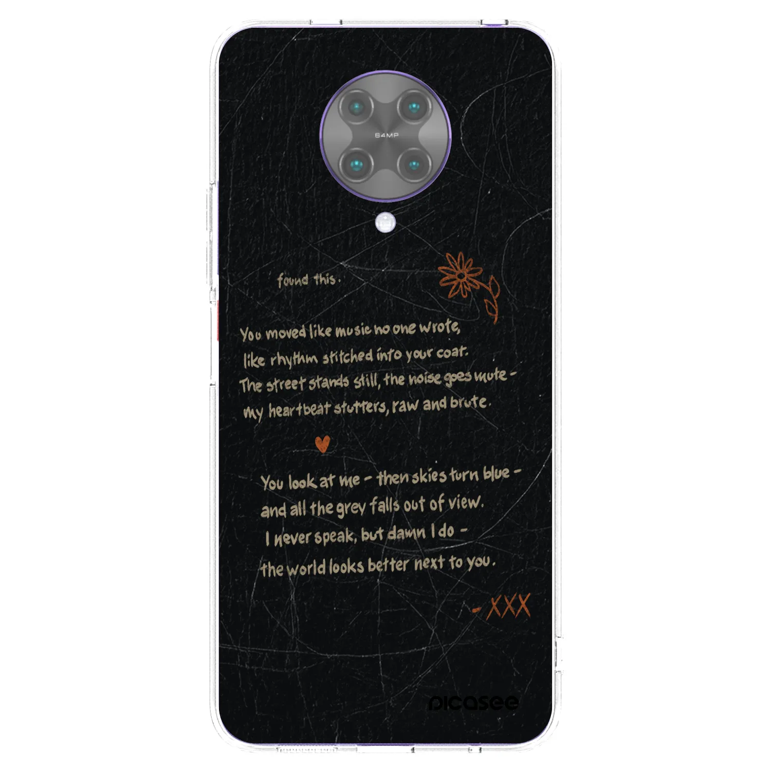 Picasee silikonový průhledný obal pro Xiaomi Poco F2 Pro - POET