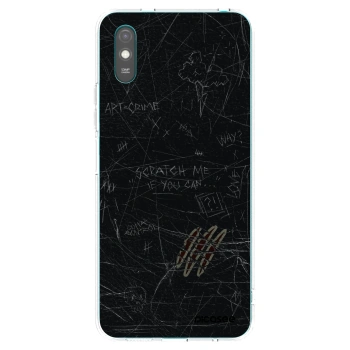 Picasee silikonový průhledný obal pro Xiaomi Redmi 9A - SCRATCH