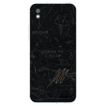 Picasee silikonový černý obal pro Xiaomi Redmi 9A - SCRATCH