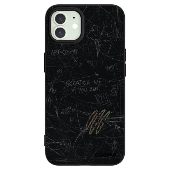 Picasee silikonový černý obal pro Apple iPhone 12 Pro - SCRATCH