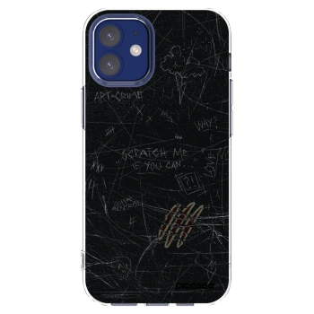 Picasee silikonový průhledný obal pro Apple iPhone 12 mini - SCRATCH