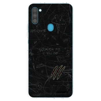 Picasee silikonový průhledný obal pro Samsung Galaxy M11 - SCRATCH