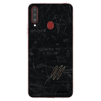 Picasee silikonový průhledný obal pro Samsung Galaxy A20s - SCRATCH