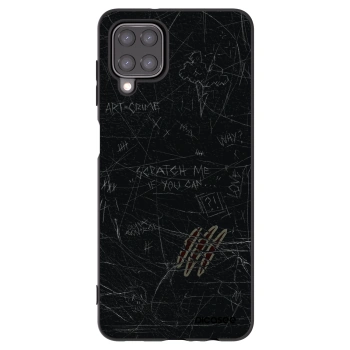 Picasee silikonový černý obal pro Samsung Galaxy A12 A125F - SCRATCH