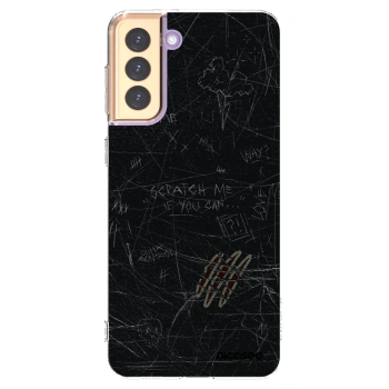 Picasee silikonový průhledný obal pro Samsung Galaxy S21+ 5G G996F - SCRATCH