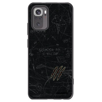 Picasee silikonový černý obal pro Xiaomi Redmi Note 10 - SCRATCH