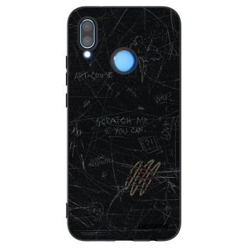 Picasee silikonový černý obal pro Huawei P20 Lite - SCRATCH