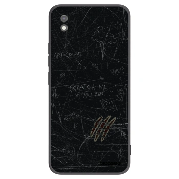 Picasee silikonový černý obal pro Xiaomi Redmi 9AT - SCRATCH