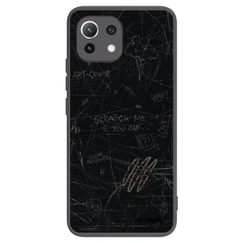 Picasee silikonový černý obal pro Xiaomi Mi 11 Lite - SCRATCH