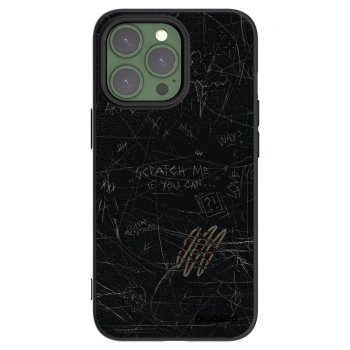 Picasee silikonový černý obal pro Apple iPhone 13 Pro - SCRATCH