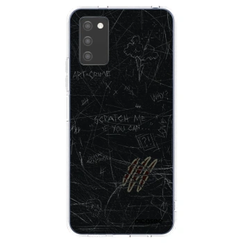 Picasee silikonový průhledný obal pro Samsung Galaxy A02s A025G - SCRATCH
