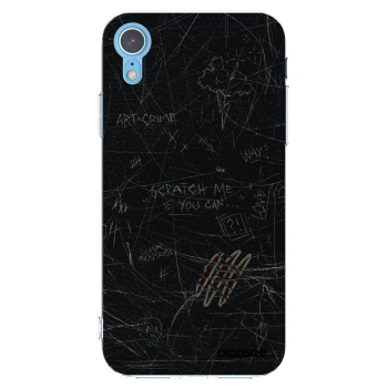 Picasee silikonový průhledný obal pro Apple iPhone XR - SCRATCH