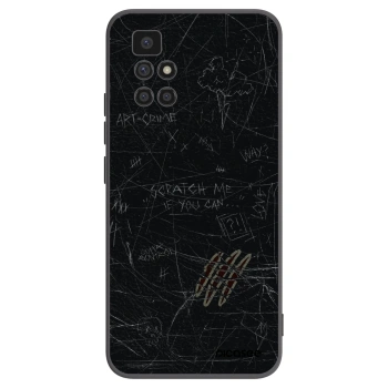 Picasee silikonový černý obal pro Xiaomi Redmi 10 - SCRATCH