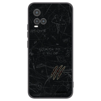 Picasee silikonový černý obal pro Vivo Y33s - SCRATCH