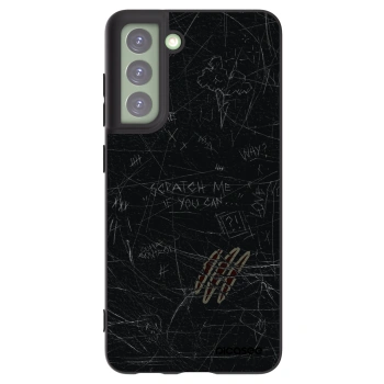 Picasee silikonový černý obal pro Samsung Galaxy S21 FE 5G - SCRATCH